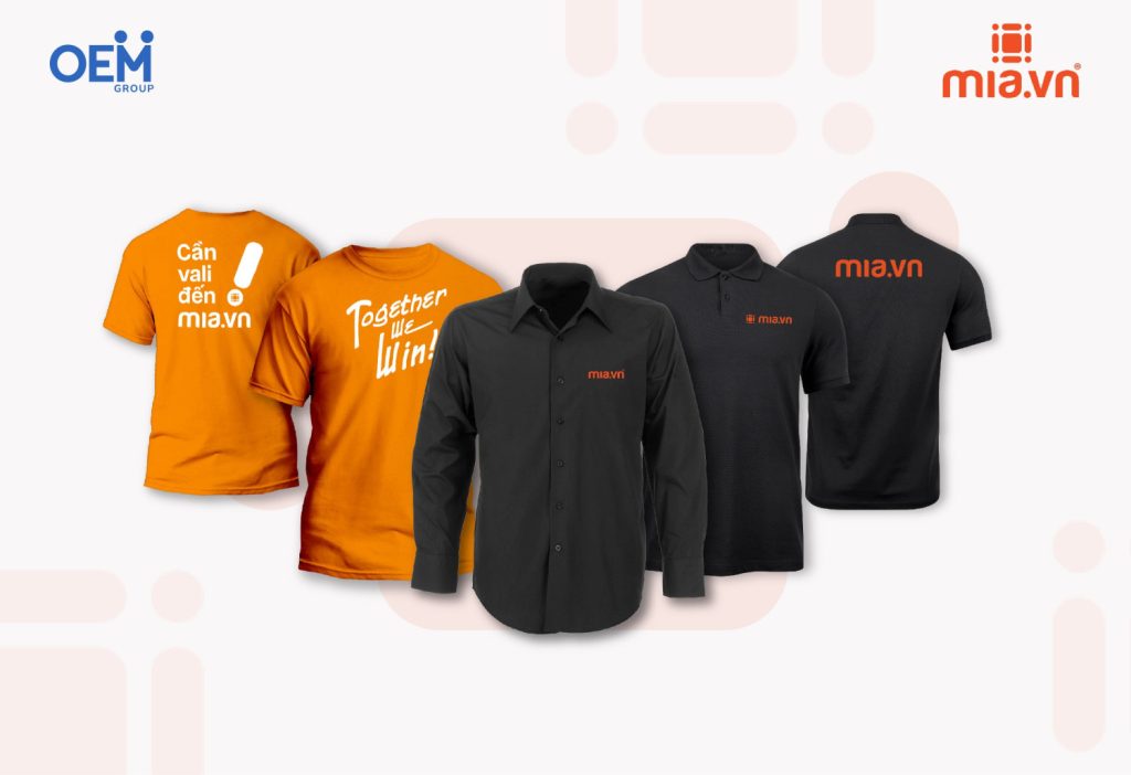 OEM group được Mia tin tưởng trong thiết kế và may đồng phục