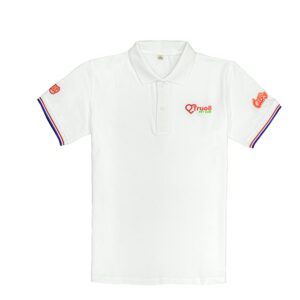 Áo Thun Cổ Polo Tay Ngắn Thêu Logo Viền Bo Tay 2