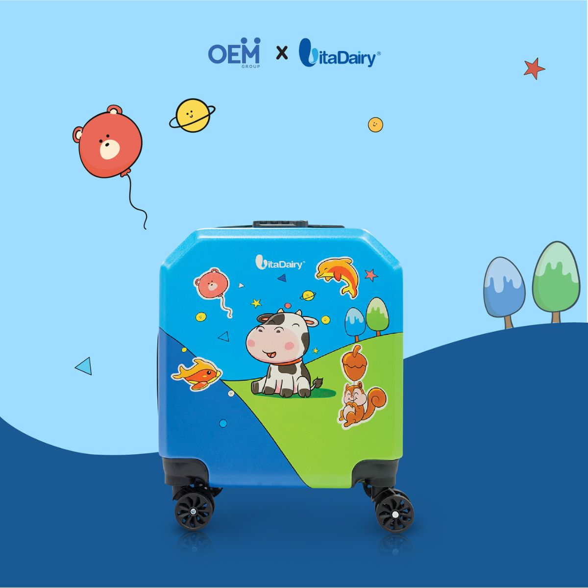 Vali, balo hoặc túi du lịch chất lượng cao in logo thương hiệu, quà tặng cuối năm thiết thực cho khách hàng thường xuyên di chuyển, tối ưu hóa việc quảng bá thương hiệu di động