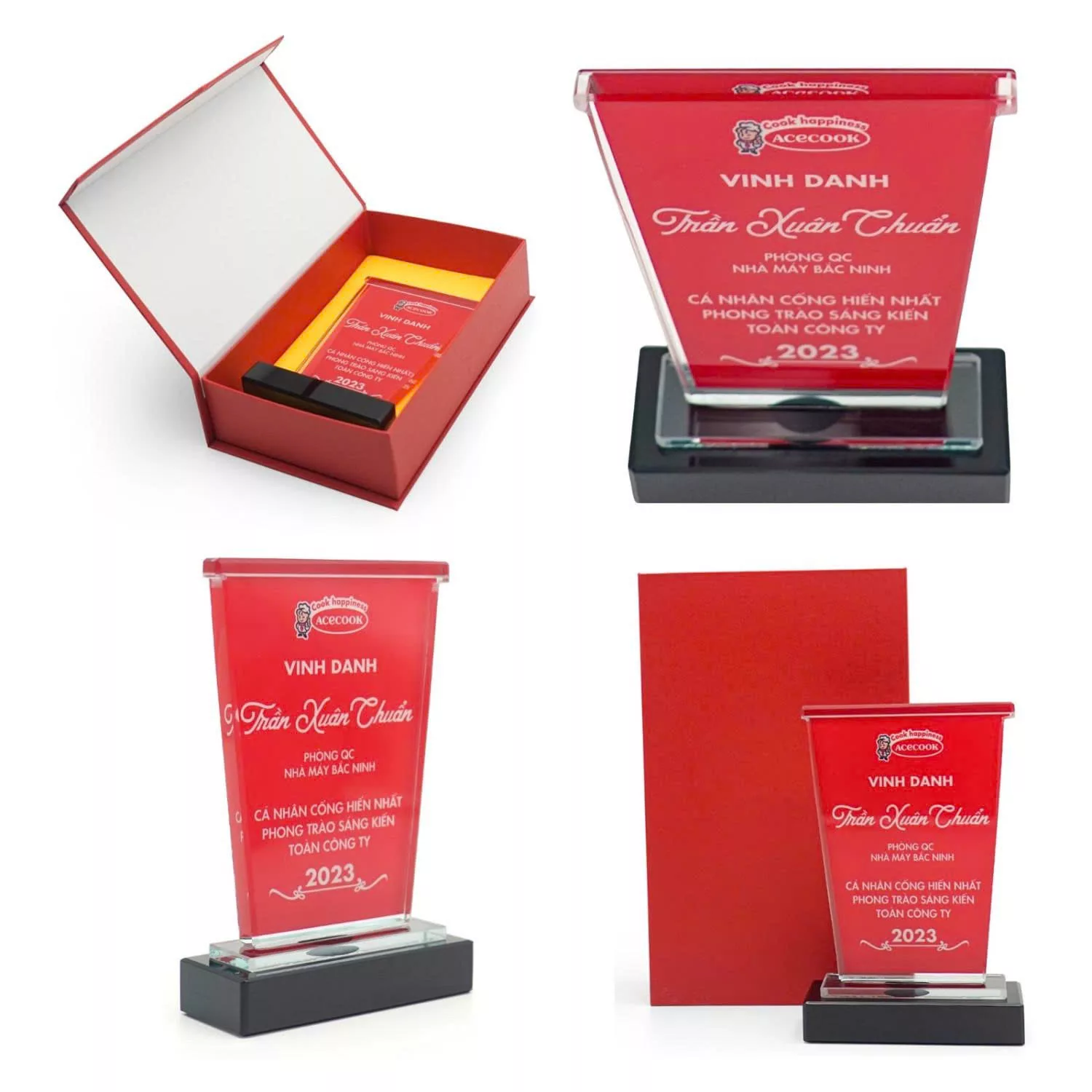 Kỷ niệm chương tri ân – quà tặng doanh nghiệp OEM Group trao tặng Acecook 30 năm phát triển