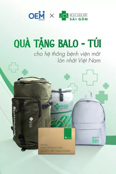 Balo - Túi xách làm quà tặng doanh nghiệp được thiết kế riêng từ OEM Group