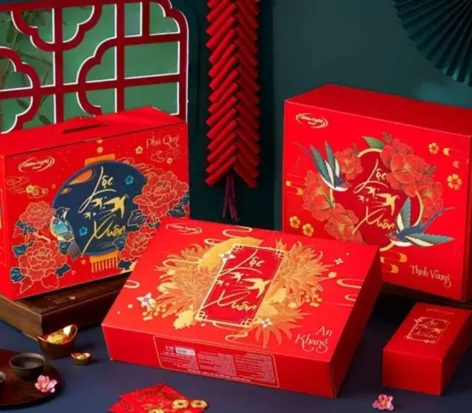 Sản xuất hộp quà tết