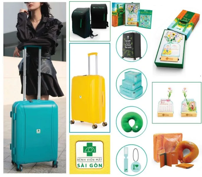 Thiết kế quà tặng cho bệnh viện mắt Sài Gòn