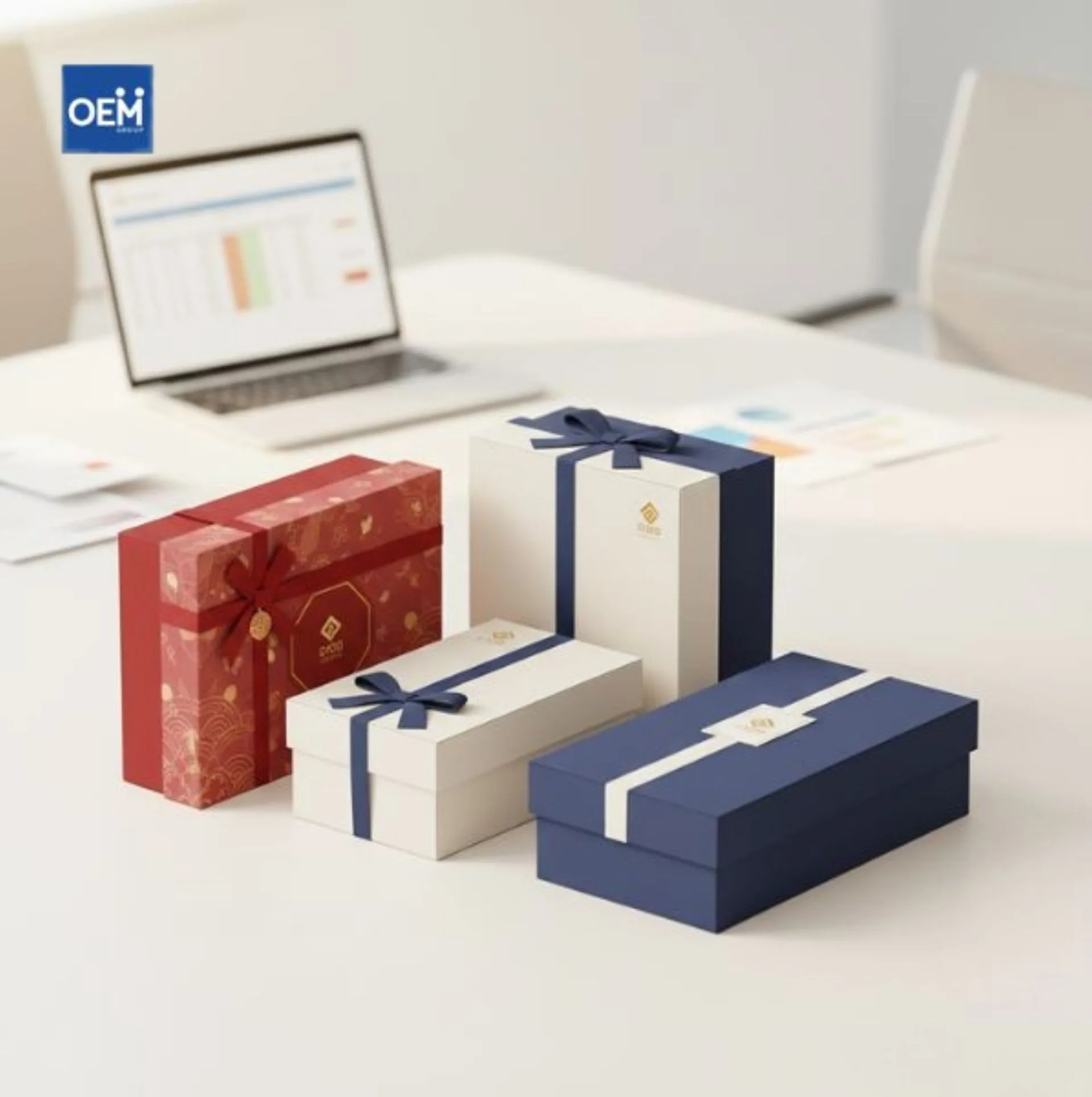 Sản xuất hộp quà theo nhu cầu doanh nghiệp