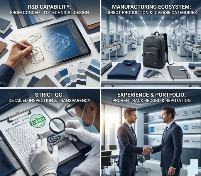 Năng lực sản xuất và quy trình kiểm soát chất lượng (QC) là yếu tố tiên quyết khi chọn đối tác