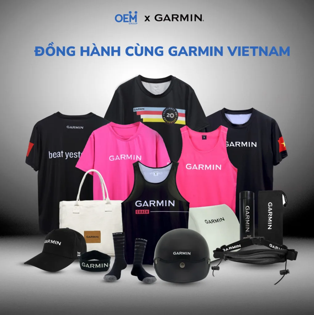 OEM Group đồng hành cùng Garmin Việt Nam với bộ đồng phục thể thao