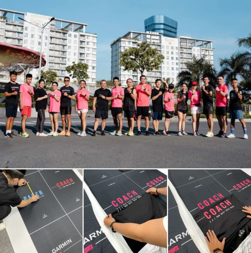 Thiết kế, in áo thun đồng phục cho Garmin Việt Nam