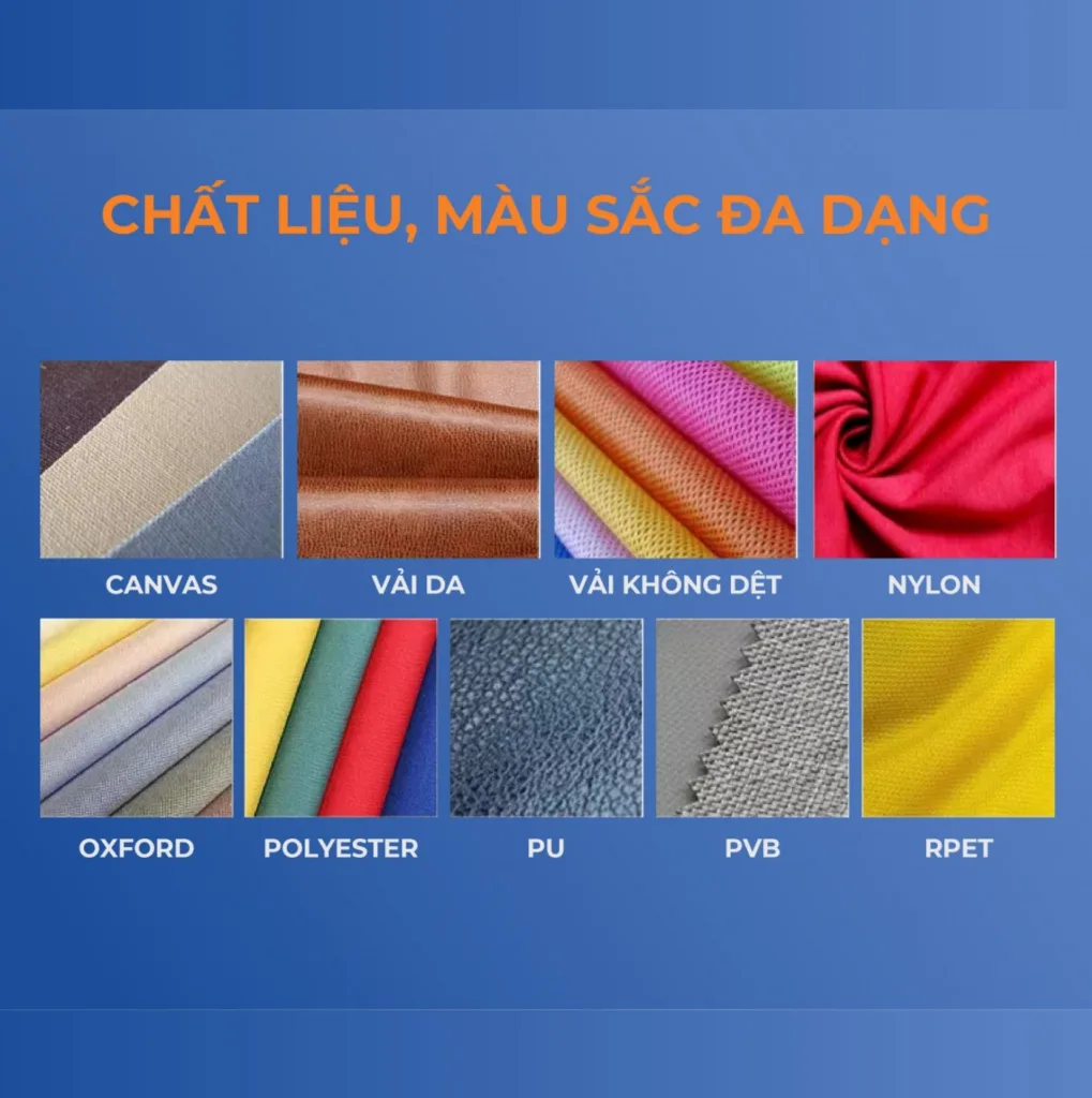 Balo laptop với chất liệu bền bỉ, đa dạng