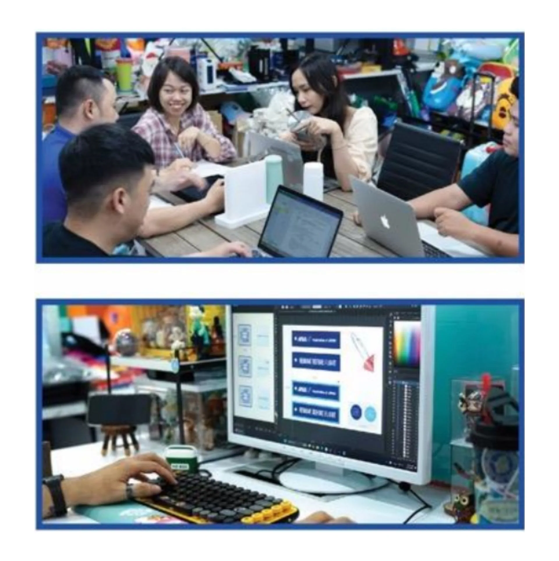 Phòng sáng tạo - thiết kế đồng phục công ty của OEM Group