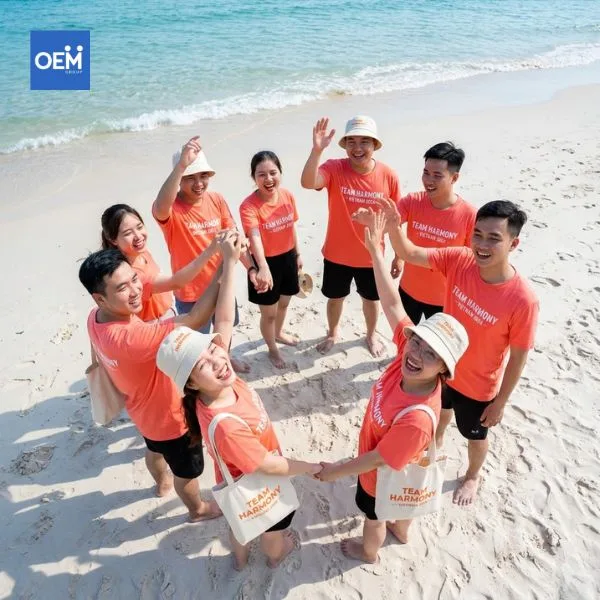 Gợi ý Mẫu Đồng Phục Team Building Mùa Hè 2026 Từ OEM Group