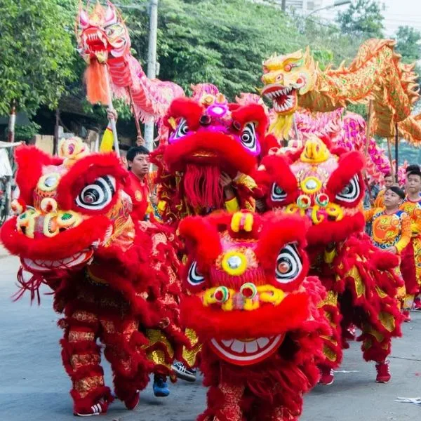 Múa lân trung thu