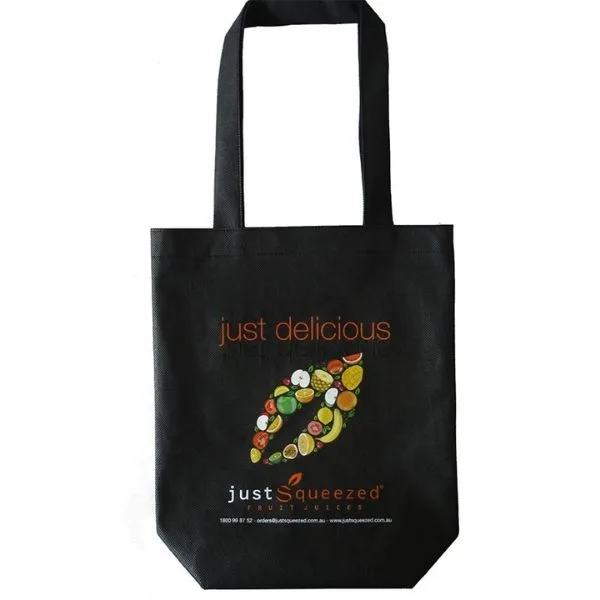Nhờ thiết kế phần đáy được mở rộng, túi Bottom Gusset Tote Bag có thể tự đứng vững trên mặt phẳng, rất tiện lợi để mang theo hộp cơm trưa
