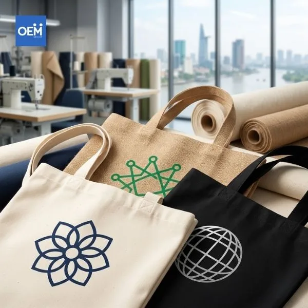 Sản Xuất Túi Tote In Theo Yêu Cầu Doanh Nghiệp Tại TPHCM