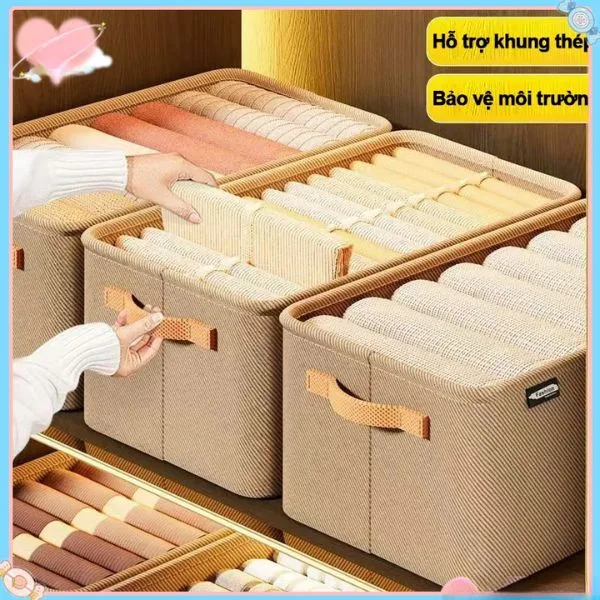 hộp đựng đồ được làm từ vải canvas