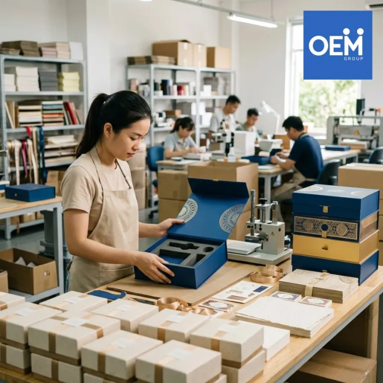 sản xuất hộp quà