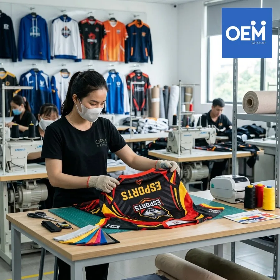 sản xuất merch esports