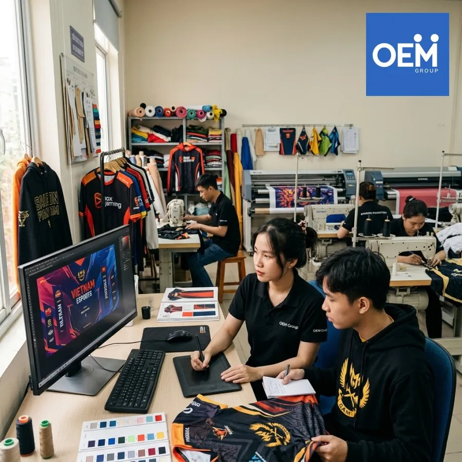 sản xuất merch esports