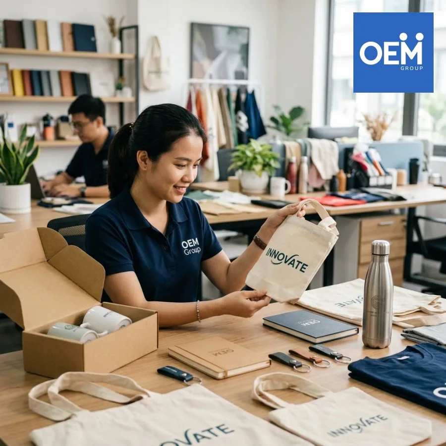 sản xuất merchandise thương hiệu