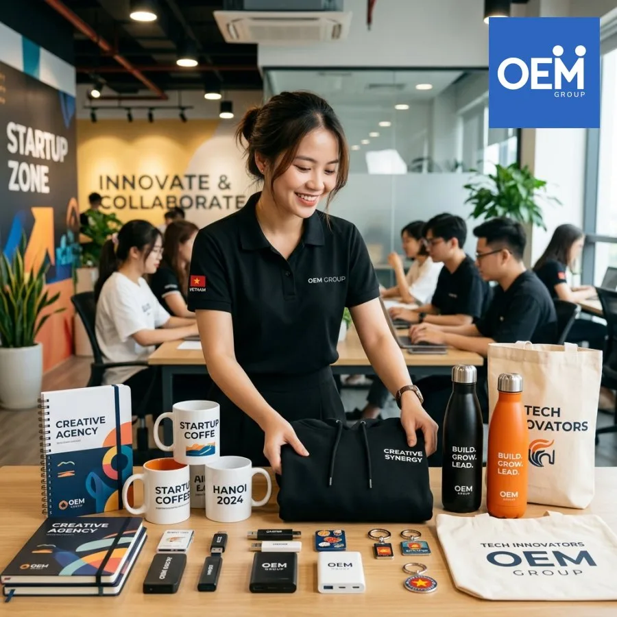 sản xuất merchandise thương hiệu